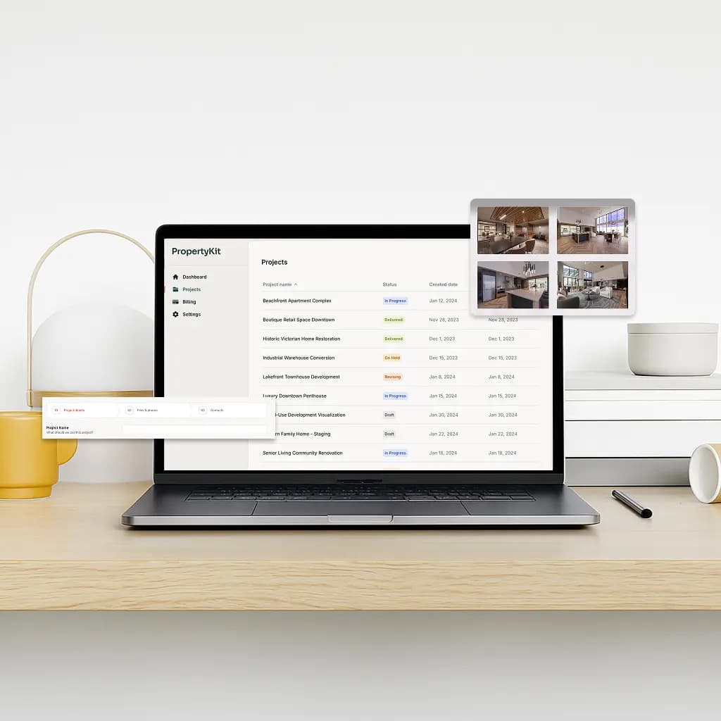 PropertyKit property showcase process workflow
