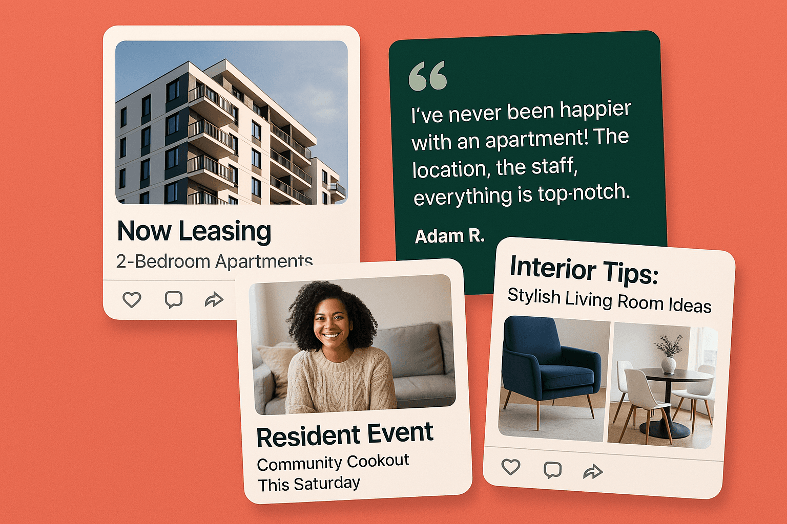 Social media content examples for real estate